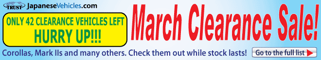 March Clearance Sale! Price reduced up to US$1,000 on 100 vehicles!