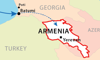Armenia map