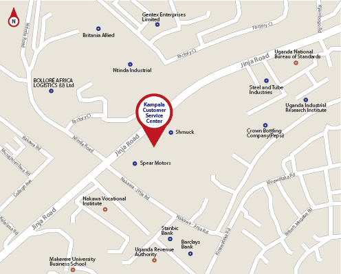Kampala map