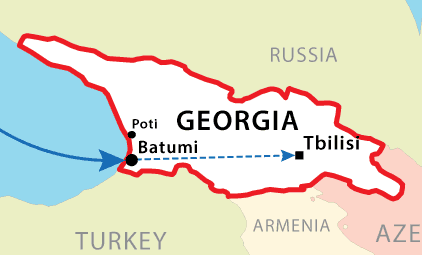 Georgia map