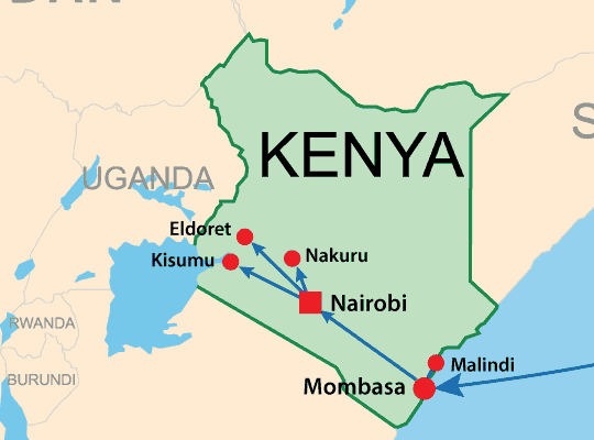 Vehicle delivery from Japan to Kenya