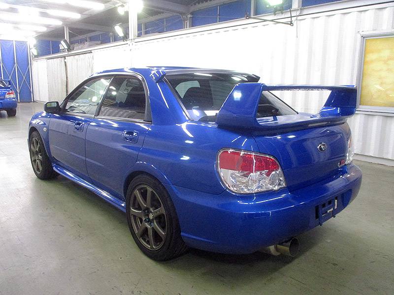 SUBARU IMPREZA WRX 2006 S/N AU3 rear left view SUBARU IMPREZA WRX 2006 S/N AU3 rear left view
