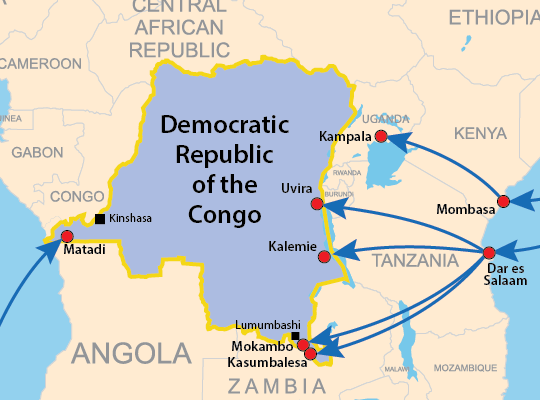 Vehicle delivery from Japan to Congo DRC