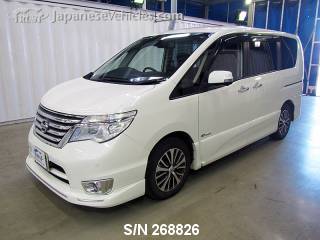 NISSAN SERENA HYBRID 2014 S/N 268826