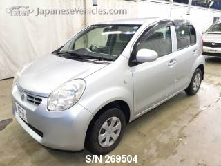 TOYOTA PASSO 2011 S/N 269504