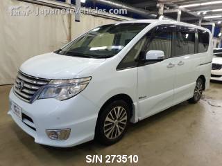 NISSAN SERENA HYBRID 2014 S/N 273510