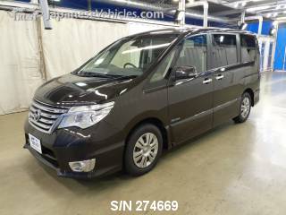 NISSAN SERENA HYBRID 2014 S/N 274669