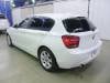 BMW 1 SERIES 2011 S/N 225567 rear left view