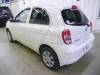 NISSAN MARCH (MICRA) 2011 S/N 266271 задний левый вид