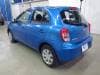 NISSAN MARCH (MICRA) 2011 S/N 266372 rear left view