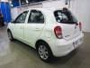 NISSAN MARCH (MICRA) 2011 S/N 266980 rear left view
