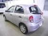 NISSAN MARCH (MICRA) 2013 S/N 266982 rear left view