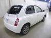 NISSAN MARCH (MICRA) 2010 S/N 266986 rear right view