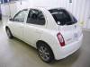 NISSAN MARCH (MICRA) 2010 S/N 266986 задний левый вид