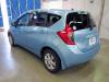 NISSAN NOTE 2015 S/N 268474 задний левый вид