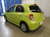 NISSAN MARCH (MICRA) 2013 S/N 272184 rear left view