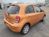 NISSAN MARCH (MICRA) 2011 S/N 274508 rear right view